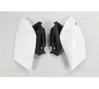 Fiancatine lat Ufo Yamaha YZF 250 2010-2013 bianco