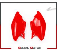 Fiancatine Laterali Ufo Plast Per Honda Cr 125 2002 > 2004 Rosso CR-CRF 00-21