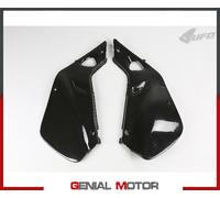 Fiancatine Laterali Ufo Plast Per Honda Cr 250 1997 > 1999 Nero