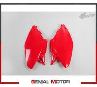 Fiancatine Laterali Ufo Plast Per Honda Cr 250 2005 > 2007 Rosso CR-CRF 00-21