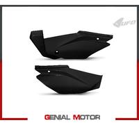 Fiancatine Laterali Ufo Plast Per Honda Crf 110F 2019 > 2021 Nero