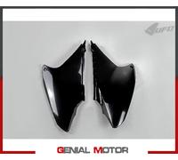 Fiancatine Laterali Ufo Plast Per Honda Crf 230 2006 > 2014 Nero
