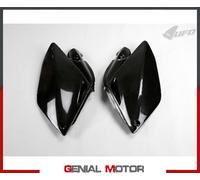 Fiancatine Laterali Ufo Plast Per Honda Crf 250R 2006 > 2009 Nero