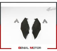Fiancatine Laterali Ufo Plast Per Honda Crf 450Rx 2017 > 2020 Nero 46841