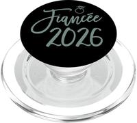 Fiancée 2026 Elegante Script Verde Salvia Anello Grafico PopSockets PopGrip per MagSafe