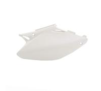 Fianchetti laterali spoiler laterali tabelle laterali portanumero cross enduro plastiche Cemoto per HONDA CR CRE 125 250 dal 2002 al 2007 (bianco)