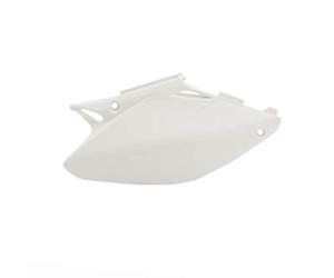 Fianchetti laterali spoiler laterali tabelle laterali portanumero cross enduro plastiche Cemoto per HONDA CR CRE 125 250 dal 2002 al 2007 (bianco)
