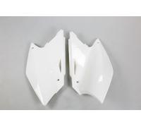Fianchetti portanumero per Kawasaki KX 250 F (04-05) bianchi