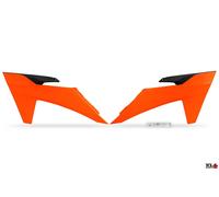 FIANCHETTI RADIATORE KTM EXC 250 2024-2025 UFO PLAST KT05011#FFLU