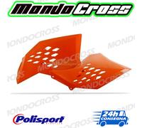 Fianchetti radiatore POLISPORT arancione KTM 400 EXC 2009 (09)