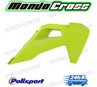 Fianchetti radiatore POLISPORT giallo fluo HUSQVARNA 125 TC 2019 (19)