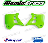 Fianchetti radiatore POLISPORT verde KAWASAKI KX 250 1990 (90)