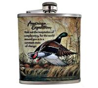 Fiaschetta Borraccia Tascabile per whisky Grappa Liquore da Caccia e Pesca 7 oz