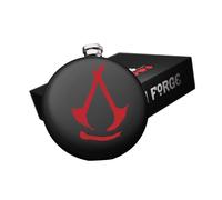 Fiaschetta con licenza ufficiale Assassin's Creed Shadows, prodotto ufficiale Assassin's Creed Shadows, set regalo con 2 bicchierini dipinti da 30 ml e 1 imbuto di riempimento