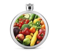 Fiaschetta da 141,7 g per whisky, frutta e verdura fresca, in acciaio inox, a prova di perdite, per liquori, mensa, liquori, regali di viaggio, matrimoni, addio al nubilato