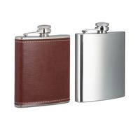 Fiaschetta da 200 ml Borraccia elegante contenitore liquore Argento 200 ml