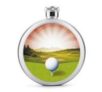 Fiaschetta da whisky per sport e golf, piccola fiaschetta portatile da viaggio, in acciaio inox, a prova di perdite, per feste di nozze, testimone dello sposo, regalo per damigella d'onore, 141,7 g