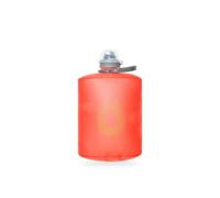 HydraPak Stow (500ml, 17oz) - Borraccia Pieghevole - Borraccia da Viaggio Ultraleggera e Compattabile, Flessibile per Sci, Escursionismo, Ciclismo o Arrampicata -, Rosso, Montagna Disegno