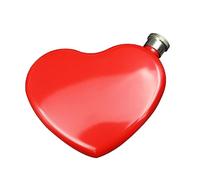 Fiaschetta, Mini bottiglia di alcol isolata a forma di cuore for vino, robusta e portatile