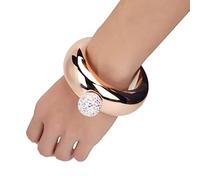 Fiaschetta per Bracciale Fiaschetta per Bracciale, Brocca per Alcool da Vino in Acciaio Inossidabile Bracciale Fiaschetta da Polso Imbuto per Bar da Ballo (oro rosa brillante)