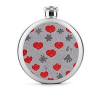 Fiaschetta per liquori a forma di artiglio di cane, in acciaio inox, a prova di perdite, portatile, per esterni, campeggio, viaggi, regali