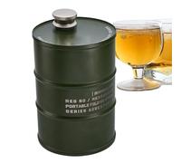 Fiaschetta per whisky, grande capacità di bandiera, 750 ml, a tenuta stagna, in acciaio inox, per , escursionismo, campeggio, lavoro, riunioni, picnic, zaino in spalla