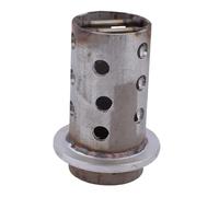 Fiaschetta perforata in acciaio per colata centrifuga, strumento per la creazione di gioielli, robusta colata sottovuoto portatile per sabbia metallica, 6,3 x 12,7 cm
