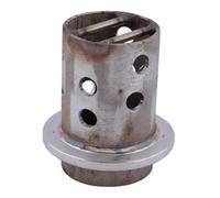 Fiaschetta perforata in acciaio per colata centrifuga, strumento per la creazione di gioielli, robusta colata sottovuoto portatile per sabbia metallica, 6,3 x 10,2 cm