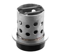 Fiaschetta perforata per gioielli, in acciaio inox, con base in gomma, per investire sotto vuoto, metallo fuso, 7,6 x 10,2 cm