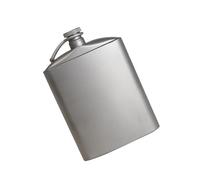 Fiaschetta portatile da 260 ml/200 ml con tappi a vite, bottiglia di vino portatile per campeggio e avventura all'aperto, tappi a vite a prova di perdite