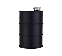 Fiaschetta Tascabile 500ml Barra di stoccaggio del boccetta circolare di Liquore circolare bevanda in acciaio inox whisky flagon wine pot perdite teatro nero olio da esterno a forma di tamburo Fiasche