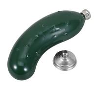 Fiaschetta Tascabile in Acciaio Inox da 5 Oz, Forma Cetriolo
