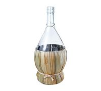 FIASCO DI VETRO RIVESTITO IN PAGLIA 750 ml GRUPPO VETRO SOMMA 18 PZ