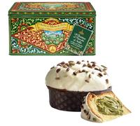 Fiasconaro Panettone al Pistacchio di Sicilia, Confezione Dolce e Gabbana, 1 Kg, Fiasconaro - 1000 Gr