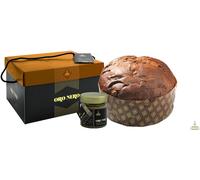 FIASCONARO ORO NERO PANETTONE 1 KG CON VASETTO DI CREMA SPALMABILE 1 kg