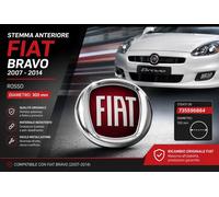 FIAT Ø 100MM LOGO SIGLA EMBLEMA FREGIO STEMMA SCRITTA BADGE TARGA TARGHETTA NOME