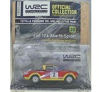 FIAT 124 ABARTH SPIDER WRC AUTO LEGGENDARIE DA RALLY 1:24 30' USCITA EDICOLA