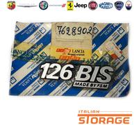 FIAT 126 BIS LOGO FREGIO SIGLA EMBLEMA NUOVO ORIGINALE 7628902