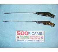FIAT 126 PERSONAL COPPIA BRACCI TERGI CROMATI PER SPAZZOLE TERGICRISTALLI