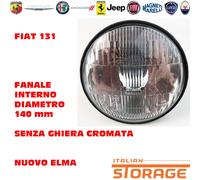 FIAT 131 FARO FANALE ANTERIORE INTERNO SENZA GHIERA CROMATA NUOVO ELMA 0605153