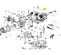 FIAT 131 MIRAFIORI SUPPORTO COPERCHIO CARBURATORE WEBER 32 ADF 3/200 OEM 9927975