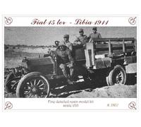 Fiat 15ter - Libia 1911 modello in resina, Scala 1/35 - N° rif. 35102 - WIP3D
