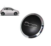 FIAT 500 2007 BORCHIA CERCHI IN LEGA BORDO CROMATO COPRIMOZZO BORCHIA COPPETTA