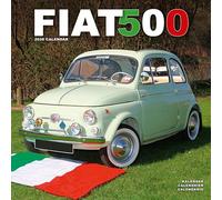 Fiat 500 2026 Calendar | Square Wall Calendar | Car Enthusiast Gift | Plastic Free Packaging | by Avonside Publishing