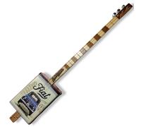 Fiat 500 3tpv cigar box guitar Matteacci's Made in Italy