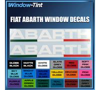 FIAT 500 Abarth 595 Finestrino Stivale Laterale Adesivi Decalcomanie X2