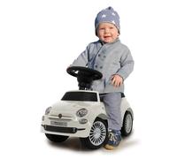 FIAT 500 BIANCA MACCHINA BAMBINI CAVALCABILE PRIMI PASSI AUTO GIOCHI LICENZA UFF