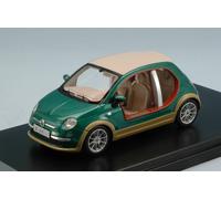 Protar PR0256 FIAT 500 CASTAGNA EV KHAMIS GHEDDAFI 2009 GREEN/WOOD 1:43 Modellin