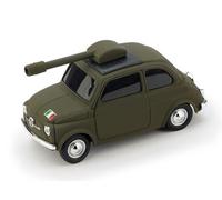 FIAT 500 CORPS SET ESERCITO VERDE OPACO 1/43 Brumm BR039