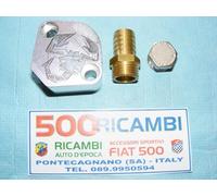 FIAT 500 D F L R & 126 TAPPO SFIATO OLIO ABARTH MOTORE PER ESCLUDERE LA POMPA BE